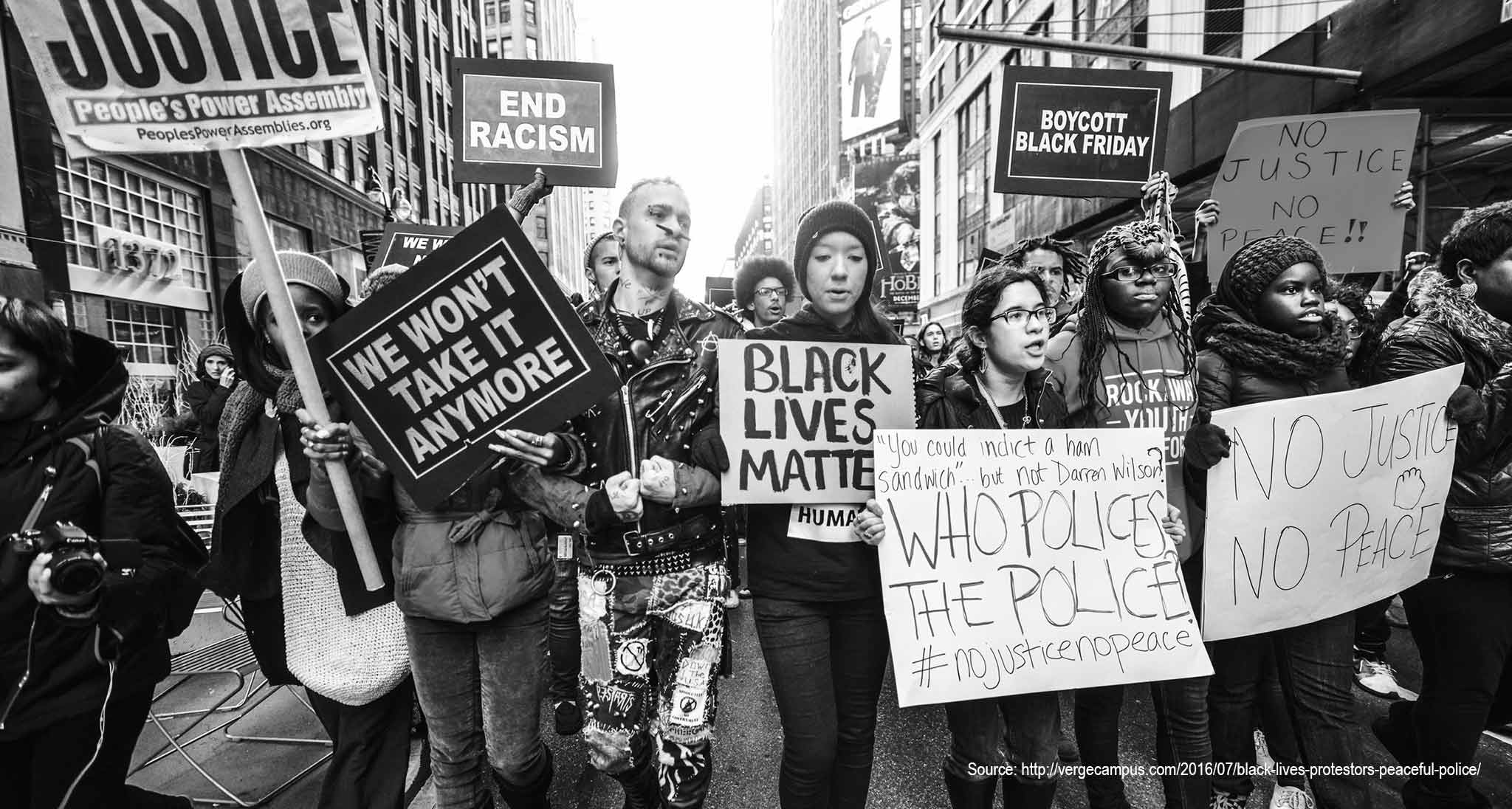BlackLivesMatter March Source: Verge Campus